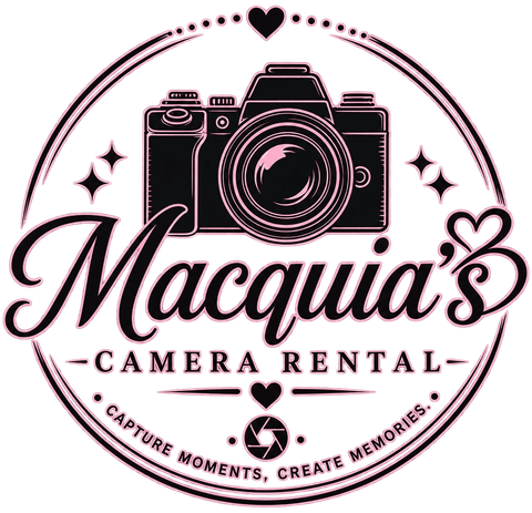 Macquia's Camera Rental — Capture Moments, Create Memories.